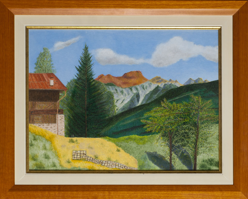 Il Sasso Rosso visto Roncio. (Val di Sole)