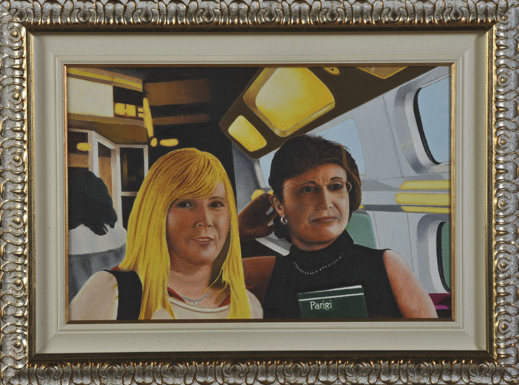 Ritratto di Mariella e della sua amica Miriam