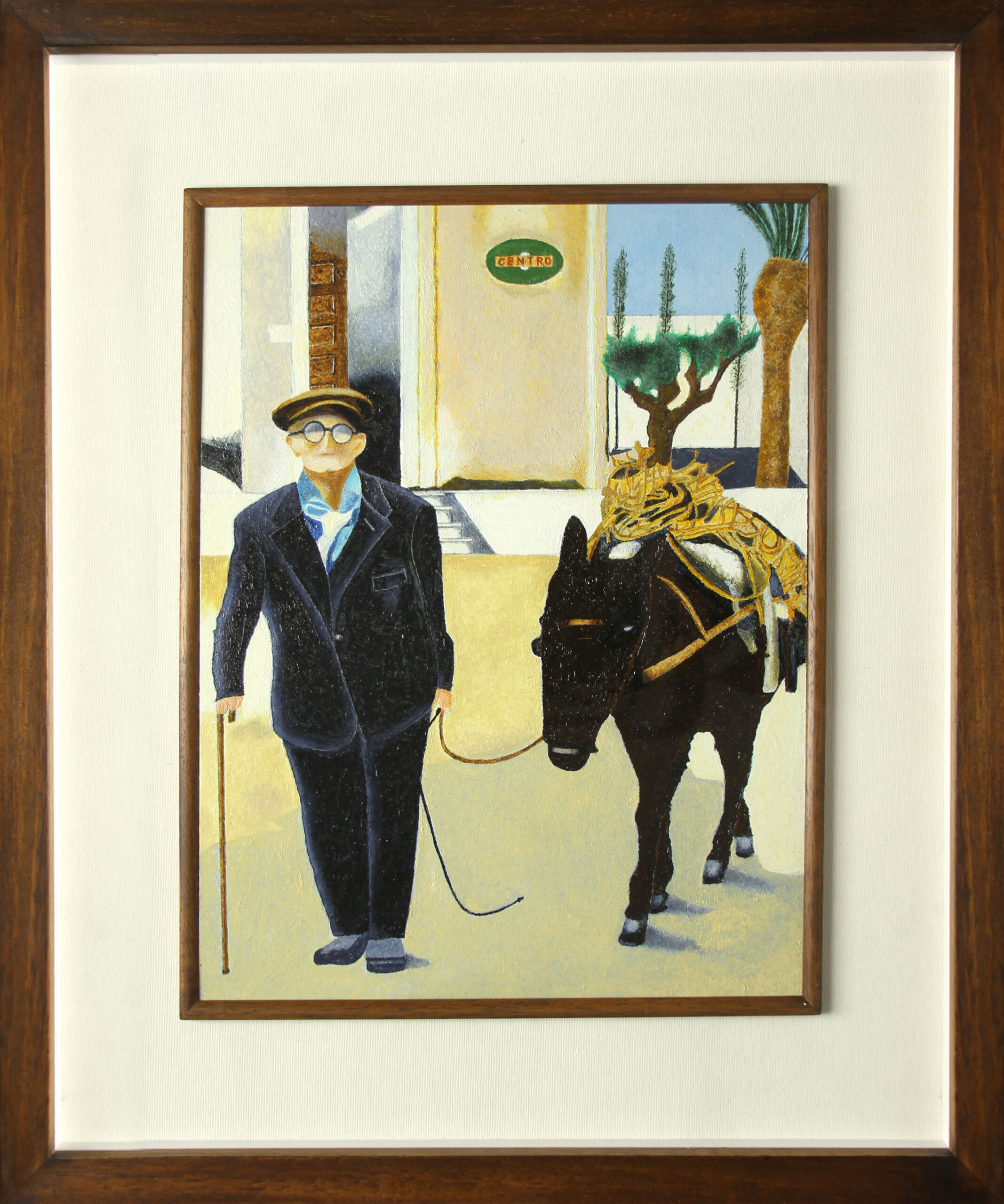 Borgo D’Arroscia – Il Nonno con il suo asino